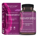 Riserva bellezza, Resveratrolo 250 mg, Supplemento antiossidante per la salute cardiaca e cellulare, Supporta l'invecchiamento sano e sistema immunitario, Paleo, Keto, 120 capsule