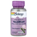 Estratto di radice di valeriana SOLARAY 50 mg | Supporto di rilassamento per un ciclo sano di sonno | 0,8% acidi valerenici | 60 CT