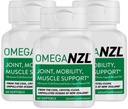 Originale Omega-3 Joint Support Supplement, Miglior sollievo muscolare naturale, Green Lipped Mussel olio capsule, 180 Softgels, No Fishy Aftertaste