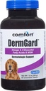 Kala Health Comfort DermGard Skin e Coat Supplemento per cani, 60 Conte, Supporta la pelle sana, Shiny & Ridurre il taglio eccessivo, Contiene MSM, Fish Oil & Omega 3, 6 e 9 acidi grassi essenziali