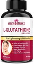 SPEC VAREY BOTANICS L-Glutathione Skin Sbiancamento e alleggerimento capsule con vitamina C & E, Biotina e Grape Seed Extract-1000 mg-per Uomini e donne - 60 capsule