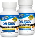 North American Herb & Spice Super Strength Oreganol P73 - Confezione da 2, 60 Softgels - Supporto Sistema Immune - Vegan Friendly Wild Oregano - Non-GMO - 120 Total Servings