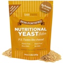 Fiocchi di lievito alimentare non fortificati, polvere di proteine a base di alimenti integrali, Vegan, senza glutine, vitamine B, Beta-glucani e tutti i 18 aminoacidi (24 oz.)
