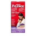 Rilievo liquido del dolore del tilenolo dei neonati & medicina della febbre, sospensione orale, acetaminofene per la gola del dolore, mal di testa & teething, Riduttore di dolore & febbre per i bambini; Aroma di uva, 2 fl. oz.; Confezione da 1