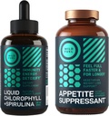 WILD FUEL Appetite Suppressant e clorofilla liquida Drops Detox Bundle