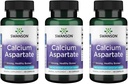 Aspartato di calcio di Swanson - Integratore di erbe Promuovere Bone, Cuore, &amp; Salute del muscolo - Formula naturale Promuovere il benessere totale del corpo - (60 capsule-200mg ogni) (3 pacchetto)