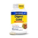 Enzymedica Digest Gold + Probiotics, Formula 2 in-1 per la salute del fegato, Enzimi digestivi & 1 miliardo di culture probiotiche attive, Conteggio 90 (FFP)
