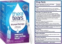 TheraTears Dry Eye Therapy Lubricating Gocce per occhi secchi, Preservative Gocce per occhio libero, 30 Vial mono-Use (3 Pack)