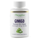 Estratto di Ginkgo Biloba, Super Potent, Ultra Pure, Vegan, Non OGM, Gluten Free, 120 capsule vegetariane