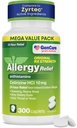 GenCare - Cetirizine HCL 10 mg (300 Caplets) - 24 ore Pillole di Allergia - Non Drowsy generico farmaci per l'allergia OTC - Medicina antistamina per starnutire, Runny Nose & Itchy Eyes - Generic Zyrtc