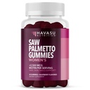 Saw Palmetto per le donne con 2500mcg Biotin - DHT Blocker and Hair, Skin, Nail Health Gummies - 60 Count - Supporta serrature più forti e Fuller Looking e Radiant Skin - Vegan, Non-GMO, 1 mese di fornitura