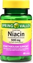 Sostegno Metabolismo 500 mg Niacin senza Flush, 60 capsule (Pack of 2)