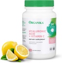 Integratore di acido ialuronico Organika con vitamina C (90 capsule vegetali): Benessere misto simbio, collagene, & Skin Hydration Powerhouse - Integratori di acido ialuronico potenziati per la mobilità e la bellezza
