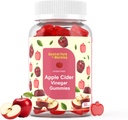 Aceto di sidro di mele Gummies 1000mg, ACV Supplemento per Detox & Cleanse,Suger Free e Non OGM - 60 Gummies