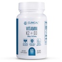 Vitamina K2 + D3 - K2 + D3 Integratore di vitamina con Estratto di pepe nero di Bioperine e Calcio per il Bone e il supporto per la salute del cuore - 60 capsule - Assorbimento massimo - Made in the USA
