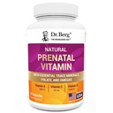 Dr. Berg Vitamine Prenatali Naturali per le Donne (Incinta e Infermieristica) - Vitamine Prenatali con Folate, Vitamine, Minerali, Omegas, &11 Superfood Potenti - Multivitamina Prenatale Femminile - 60 Capsule