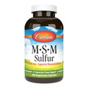 Carlson - M-S-M Zolfo, 1000 mg - Biodisponibilità Superior, Funzione congiunta, Supporto per tessuti connettivi e pelle sana, 300 capsule vegetariane