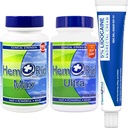 HemRid Sistema di Cura Emorroidi Completo – Potente 5% crema lidocaina per il comfort Topical Rapid, Max Ultra Capsule per la salute vascolare in corso e supporto circolatorio