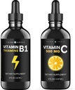 Vitamina B1 Thiamine Mononitrato - Gocce liquide - 2 oz