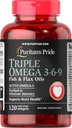Puritan Pride Triple Omega 3-6-9 Fish & Flax Oli