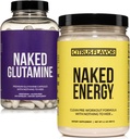 Nudo Vegan Energizing Muscle Recovery Bundle: Naked Citrus Energy e 240 Naked L-Glutamine capsule, 1000mg