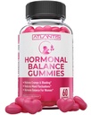 Atlantis Nutrition Equilibrio Ormonale per Donne &amp; PMS Relief Gummies - Alleviates Cramps, Bloating, Mood Swings, Hot Flashes & Night Sweats - Cranberry, Dong Quai & Chasteberry Menstrual Cramp Relief