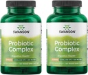 Swanson Probiotic Complex 4.2 miliardi CFU 5-Strain Digestive Health Fat Metabolism Satiety Prebiotic FOS Complex Supplement 120 Veggie DRcaps (2 Pack)
