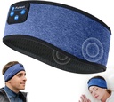 Cuffie a pelo Fascia 10Hrs Bluetooth Headband con cozy Earbuds Comodi Cuffie a pelo per dormienti laterali, Sleep & Lounge Idea regalo per le donne Uomini