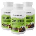 Naturalslim Magnesium Oxide - Costipend for Constipation Relief, Colon Cleanser & Stool Softeners for Women & Men with Magnesium Citrate, Aspartate, & Olive Extract - 120 Capsule vegetali 3 Pack