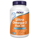 NOW Integratori alimentari, Ultra Omega-3 Coated e Enteric Coated, 180 Softgels