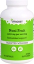 Vitacost Noni Fruit -- 1.300 mg per porzione - 180 capsule