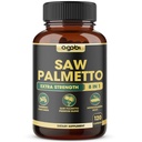 8in1 Saw Palmetto Prostate Support Supplemento con Ashwagandha, Turco, Ginger, Nettle Leaf, Holy Basil & More - 120 Capsule Vegan per 2 Mesi