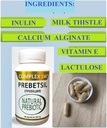 PREBIOTICS, Support Digestion &Gut Health, Feeds Good Probiotic Bacteria, Boosts Gut Immune Function, Vegan & Non OGM Gut Health Complex for Men, Women and Children, 60 Capsule