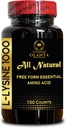 L-LYSINE 1000 mg Aminoacido Free Form Essenziale - Lysine Supplement Muscle Maintenance and Recovery Immune System, Amino Acid Free Form, Advanced Formula Lysine - 1 Bottiglia 100 Counts
