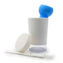 EQUADOSE Pill Crusher per adulti, anziani e animali domestici, Pug Tablet Grinder Pulverizer per l'alimentazione di tubi, Pet Meds, Facile ingoia, Polvere crusher per farmaci, Travel-Friendly e facile da usare