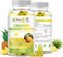 Monoidrato di creatina senza zucchero per gli uomini e le donne, supplemento complesso di creatina monoidrato con magnesio e zinco & Ashwagandha, per la crescita e la forza del muscolo, energia, supplemento pre allenamento