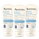 Crema corpo idratante giornaliera di Aveeno Eczema per pelle sensibile, Crema di sollievo di Eczema lenitiva, Carbone d'avena e Ceramide per pelle secca e prurito, Steroid- & Fragrance-Free, 5 oz, Confezione da 3
