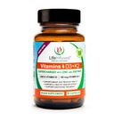 Vita infuso Vitamina D3 + K2 Supercharged con Zinco ed Enzimi, Aiuta a mantenere il sistema immunitario sano, Salute di ossa, Benessere emotivo, 90 capsule.
