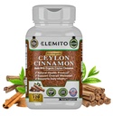 Ceylon Cinnamon Capsule, Energy, Heart & Metabolism Support, Certificati Organic Ceylon Cinnamon Pills, Non-GMO, Vegan, Gluten-Free - 120 Capsule