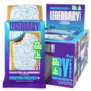 Alimenti leggendari 22g pasticceria proteica + mirtillo fritto, bar di sostituzione a basso contenuto di carb - basso glicemico, senza glutine snack protien - sano Keto Snack Box 8 barre di energia zero dello zucchero - amichevole diabetico