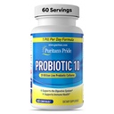 Puritan Pride Probiotic 10 con vitamina D per aiutare a sostenere la salute del sistema immunitario*, 60 conte, bianco