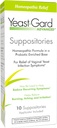 YeastGard Advanced Omeopathic Yeast Infection Vaginal Suppositories - 10 conte Box