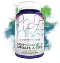 Nootropics Depot NADH + Chlorella vulgaris (cellula rotta) 400mg capsule | Nicotinamide Adenine Dinucleotide 20mg | Chlorophyll 10mg | Energy, Alertness, Mental Clarity & Healthy Aging, 30 Count