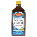 Carlson - The Very Finest Fish Oil, 1600 mg Omega-3s, Liquid Supplement, Norvegese, Wild-Caught, Sustainable Sourced , Lemon, 16.9 Fl Oz