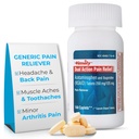 Acetaminophen a doppia azione tempestiva 250 mg e Ibuprofen 125 mg – Rilievo di dolore generico, Riduttore di febbre, Rilievo di mal di testa, Dolore mestruale, dolori di denti, mal di muscolo, sollievo di artrite dolore - 144 Conte