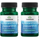 Swanson Astaxanthin & Zeaxanthin Eye Health Supplemento per Screen-Heavy Professionals con 4 mg Astaxanthin & 4 mg OmniXan Zeaxanthin (60 Softgels, 2 Pack)