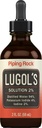 Lugols Iodine Gocce 2% 2 fl oz | Supplemento liquido | Potassium Iodide 4% | by Piping Rock
