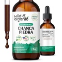 Gocce di Estratto di Liquido di Piedra Wild & Organic - Stone Breaker per il supporto di pietre renali & Gallbladder - Tintura di erbe per il tratto urinario Benessere - Vegan, Sugar & Alcohol-Free - 2 fl oz