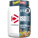 Dymatize x Ciottoli Fruttati ISO100 Whey Protein Powder Isolate, 25g di Proteine, 20 Serve, 5.5g BCAAs, 120 Cal., Gluten Free, 1g Fat, 1g Sugar, 2g Carb