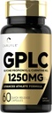 Carlyle GPLC Supplemento 1250mg | 60 capsule | Glycine Propionyl-L-Carnitine | Advanced Athlete Formula |Non-GMO, Gluten Free